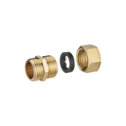 RACCORD DROIT JOINT MIXTE M 1-2 - DIAM 14 LIEN 1 PIECE