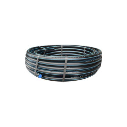 TUYAU POLYETHYLENE BANDES BLEUES DIAM 32 L-10 METRES
