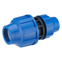 RACCORD DROIT POLYETH REDUIT PLAST DIAM 25 - DIAM 20 VRAC