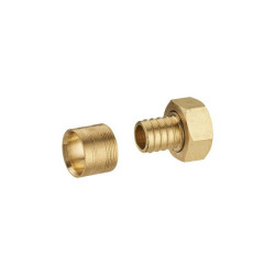 PER A GLISSEMENT  RACCORD DROIT F MOB. 3-8 - DIAM 16 LIEN 1 PIECE