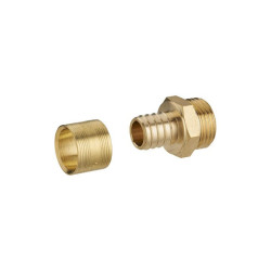 PER A GLISSEMENT  RACCORD DROIT M 1-2 - DIAM 12 LIEN 1 PIECE