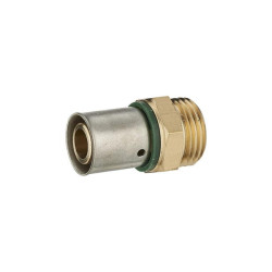 PER A SERTIR  RACCORD DROIT M 1-2 - DIAM 12 LIEN 1 PIECE