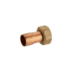 RACCORD DROIT FC A ECROU PRISONNIER F 3-4 - DIAM 16 LIEN 1 PIECE