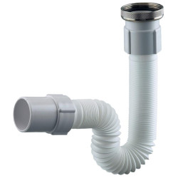 FLEXIBLE VIDANGE ARTICULE M DIAM 40 - F 1 POUCE  1-2 L350 A 800