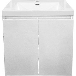 Meuble sous vasque Primeo 80 cm 2 portes suspendu
