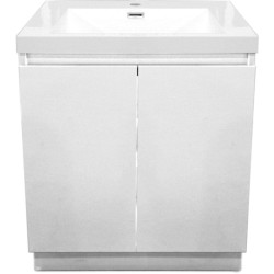 Meuble sous vasque Primeo 70 cm au sol 2 portes