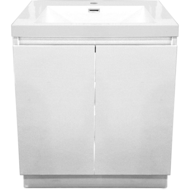 Meuble sous vasque Primeo 70 cm au sol 2 portes