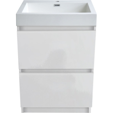 Meuble Primeo 60 cm au sol 2 tiroirs