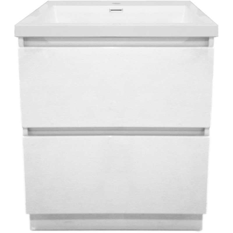 euble sous vasque Primeo 70 cm au sol 2 tiroirs