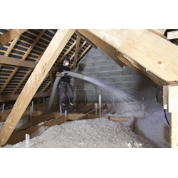 LAINE DE VERRE BLANCHE SAC DE 17,3KG (3,80KG/M² POUR R de 7)