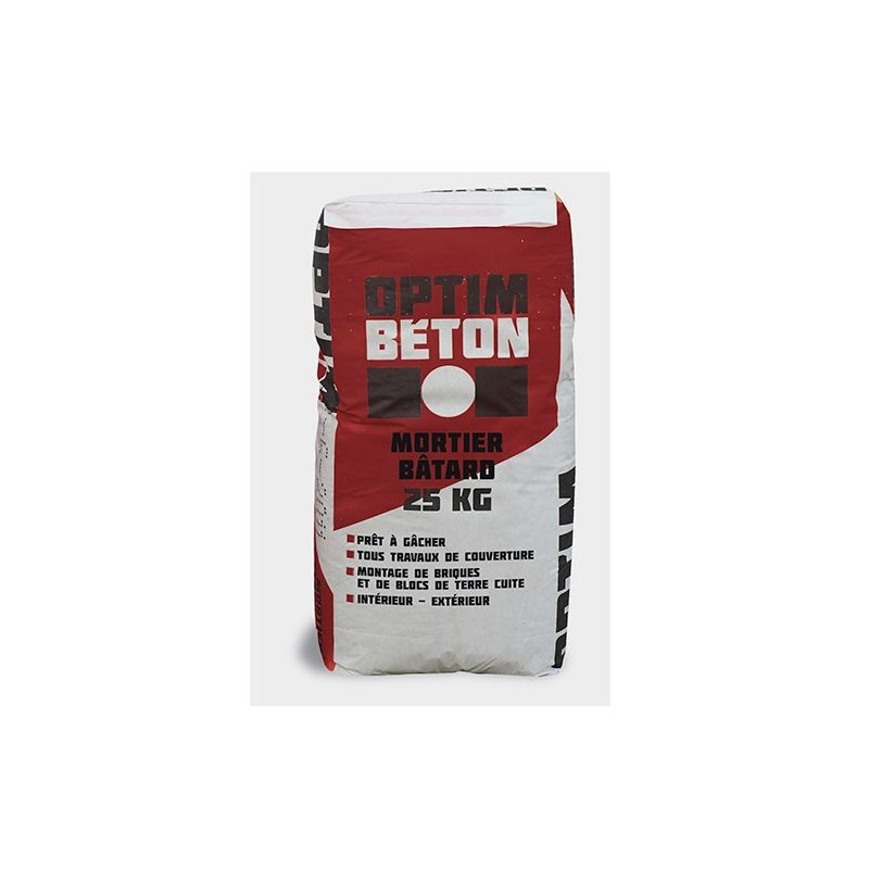 Mortier bâtard 25kg OPTIM BETON
