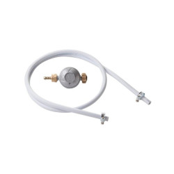 KIT TUYAU CAOUTCH. L1500 PLUS DETENDEUR A TETINE BUTANE COQUE 1 PIECE