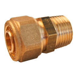 PER A COMPRESSION  RACCORD DROIT DIAM 16 - M 3-8 LIEN 1 PIECE