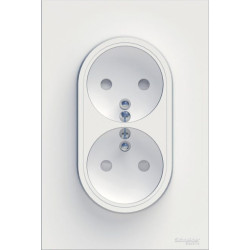 ODACE DOUBLE CP 2P PLUS T BLANC