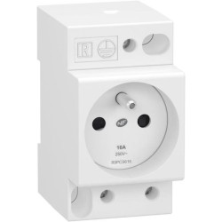 RESI9 PRISE CLIC 250V16A 2PT