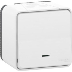 MUREVA STYL VA ET VIENT LUMINEUX BLANC
