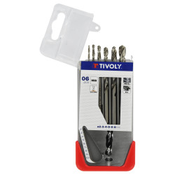 14377 HSS FULLY GROUND DIN338 SPILT POINT 118 14377 A41PRO 6PCS SET TY