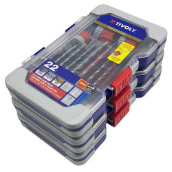 MALLETTE RANGER 22PCS FORETS MIXTE ET 3 BUTEES DE PROFONDEUR19011 22PCS ET STOPPER BLI TY