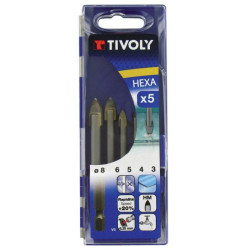COF. V5 VERRE HEXA20007 5F HEXA GLASS SET TY