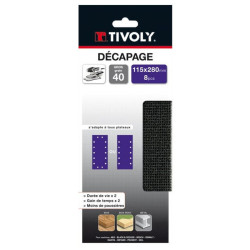 PATIN MAILLE POUR PONCEUSE VIBRANTEMESH 115X280 8x G120 BLI TY
