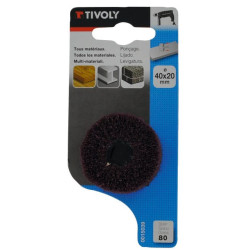 ROUE MOUSSE ABRASIVESiC FOA WHE DIAM60x40 MED BLI TY