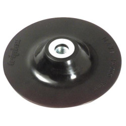 PLATEAU PONCEUR CAOUTCHOUC ALESAGE M14GRIND  PAD DIAM 125 M14 BLI TY