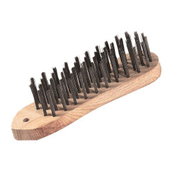 BROSSE VIOLON MANCHE BOIS GARNITURE METALLIQUEHAND BRUS VIOL 5RG-RD BLK TY