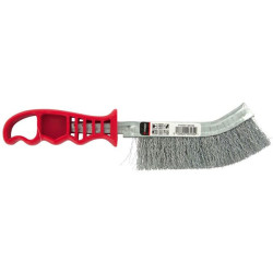 BROSSE ERGONOMIQUE, CONVEXE GARNITURE METALLIQUEHAND BRUS ERGO AC OND BLK TY