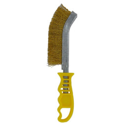 BROSSE MANCHE PLASTIQUE FIL ROND DIAM 0,35 ET RACLOIRT2100 HAND BRUSH SCRAP BLK TY