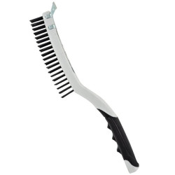 BROSSE MANCHE PLASTIQUE FIL ROND DIAM0,35 ET RACLOIRT2100 HAND BRUSCH SCRAP BLK TY