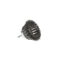 BROSSE COUPE FIL ACIER TORSADE -GROS DECAPAGE DU METALBRUSH CUP DIAM75-TOR0,50 BLI TY