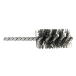 BROSSE CYLINDRIQUE FIL ACIER ONDULE -DECAPAGE DU METALBRUSH CYL DIAM28X95mm BLI TY