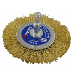 BROSSE DISQUE TECHNIC DIAM70 mm Acier Laiton 0,30 HEXAT2003 DISC BRUSH LT BLI TY