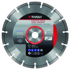 DISQUE DIAMANT ACIER DOUXBETON GAMME HAUTE PERFORMANCE DIAM DISC ACIER DIAM 115
