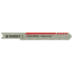 LAME SCIE SAUTEUSE U POUR TOLE METAL COUPE DROITE-FINE BLIST5053 JSAW U MET SHEET BLIS TY