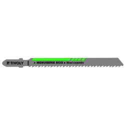 LAME SCIE SAUTEUSE T MENUISERIE BOIS COUPE DROITE, FINE BLIST5055 JSAW T CARPENTER BLIS TY