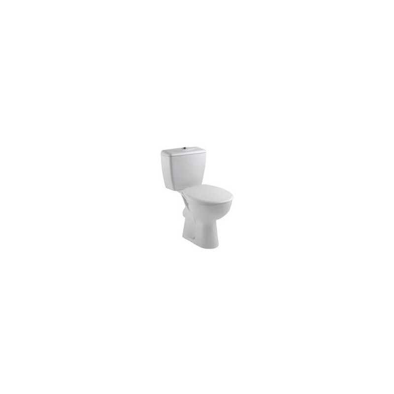 Pack WC EOLIA réservoir avec mécanisme 3/6 litres sortie horizontale, blanc