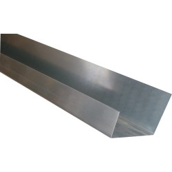 Couloir developpe 220mm - lg. 2 ml, zinc