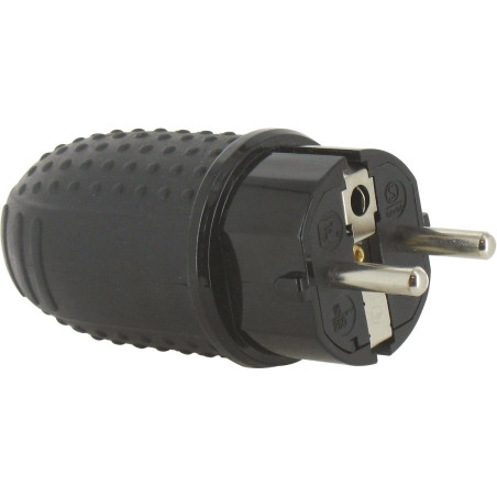 Fiche caoutchouc etanche IP44 2P+T-16 A