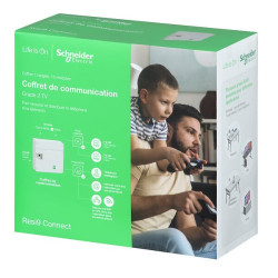 Resi9 Coffret VDI 13M1R - grade 1TV basique - 4xRJ45 cat6