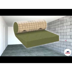 PROMO - URSA PRK 32 R - Laine de verre semi-rigide kraft - 140mm - R4.35 - 2.7mx1,2m - 3,24m2/RLX