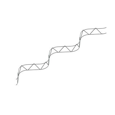 Écarteur de nappe en zigzag - L. 2 m - H. 50 mm
