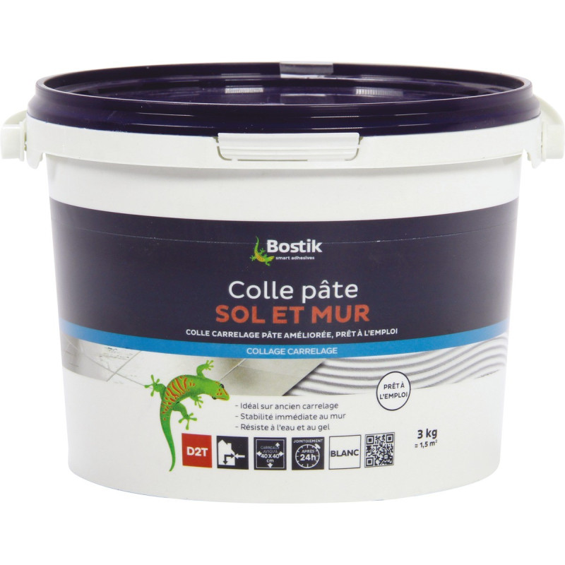 Colle sol et mur