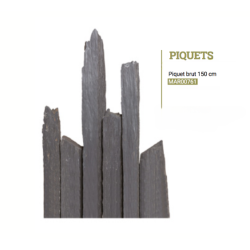 SCHISTE PIQUET BRUT  150 cm...