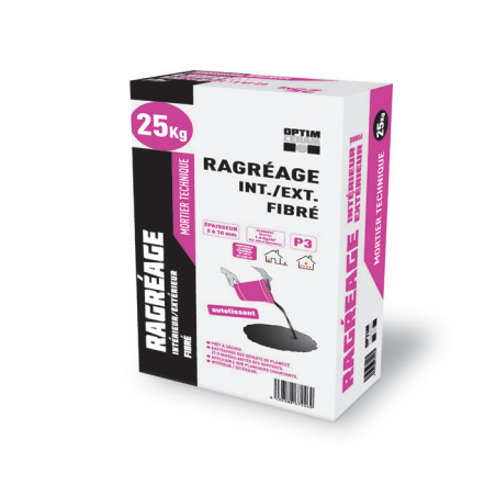 Ragréage intérieur/extérieur fibré