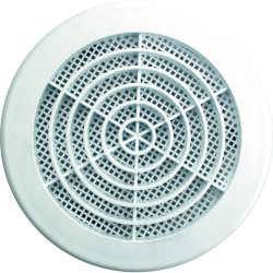 Grille d'aération fixes rondes - DMO - Ø 80 - 90 mm - 147mm