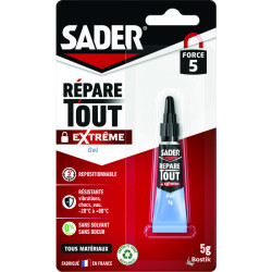 Colle résistante extrême - SADER - 5g - 180°C - 1Pc