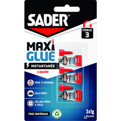 Colle maxiglue liquide - 1g - 3Pc