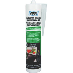 Silicone spécial alimentaire Geb - Cartouche 280 ml - 1Pc - Teinte : Incolore / Transparent