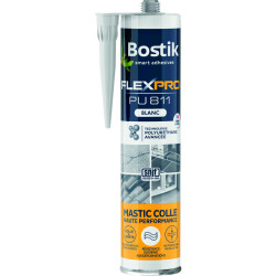 Masti-colle haute performance - Flexpro PU811 - Bostik - Blanc - 40°C